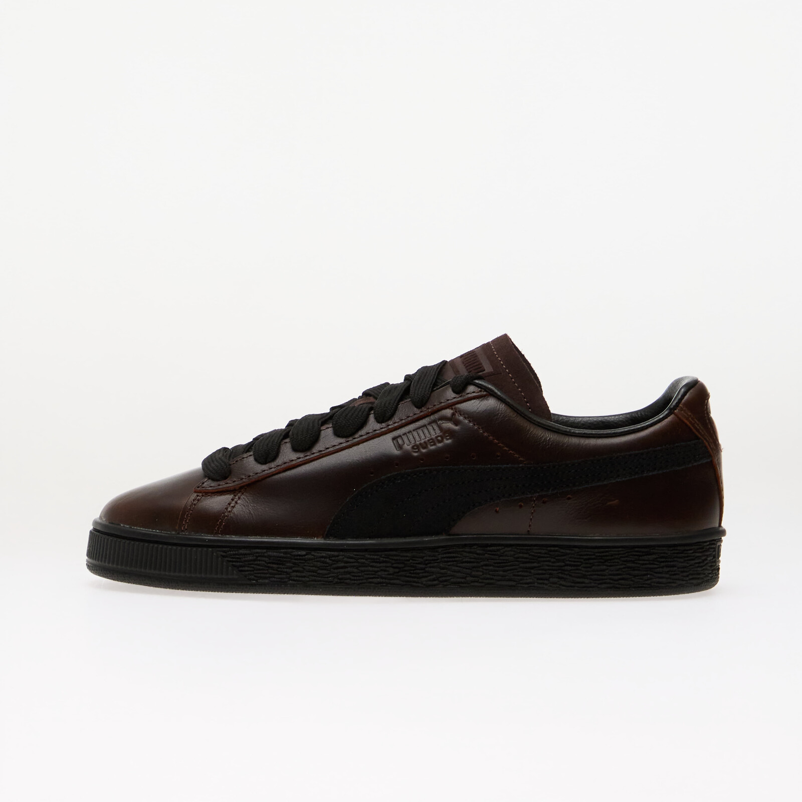 Sneakers Puma Suede Dressed Leather Brown/ Puma Black UK 9
