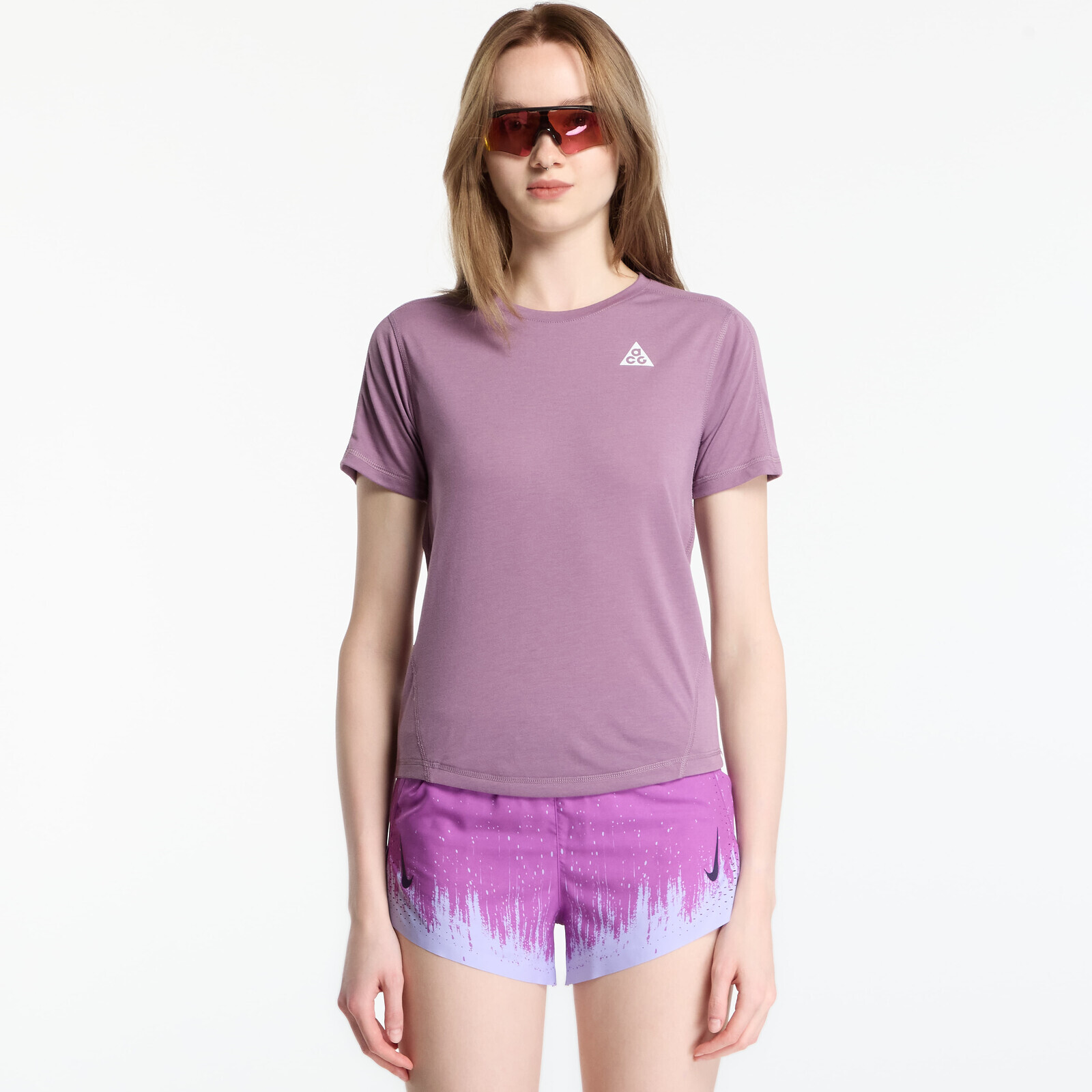 T-shirt Nike ACG Dri-FIT Short-Sleeve Trail Running Top Violet Dust/ Summit White S