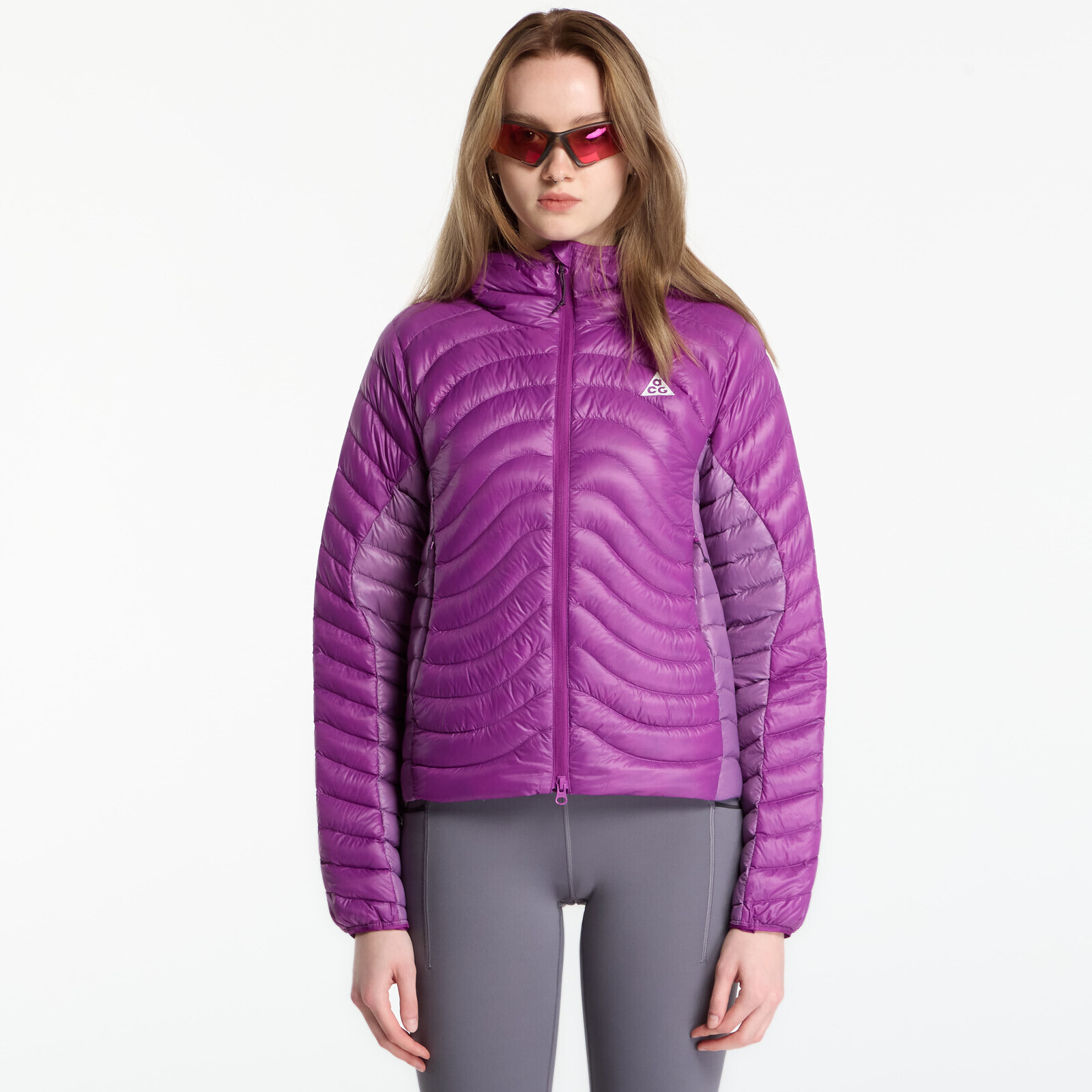 Jacket Nike ACG Lava Flow Ultralight Therma-FIT ADV Down Jacket Bold Berry/ Monarch Purple/ Summit White L