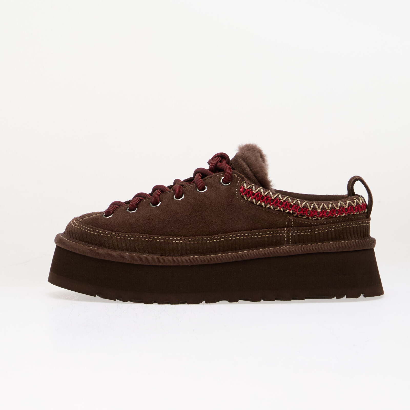 Sneakers UGG W Heritage Lace-Up Slipper Burnt Cedar UK 6