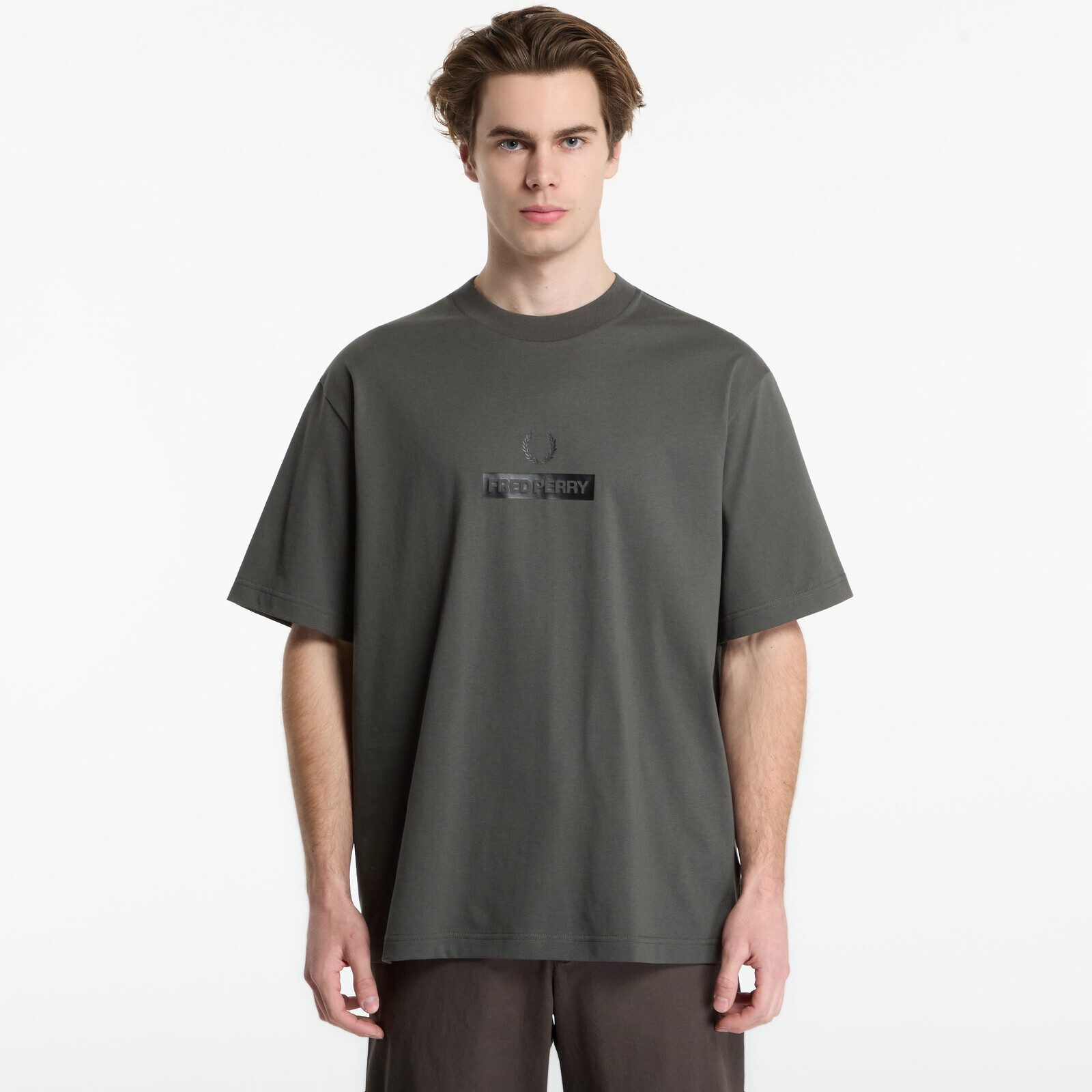 T-shirt FRED PERRY Fred Perry Graphic T-shirt Field Green L