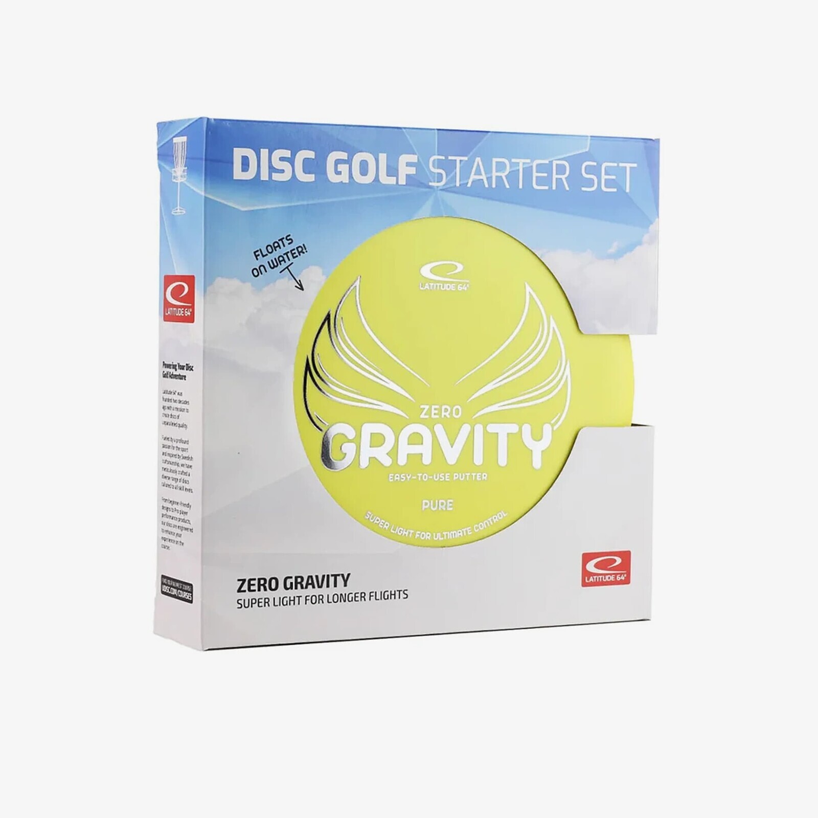 Latitude 64 Discgolf Starter Set Zero Gravity Universal