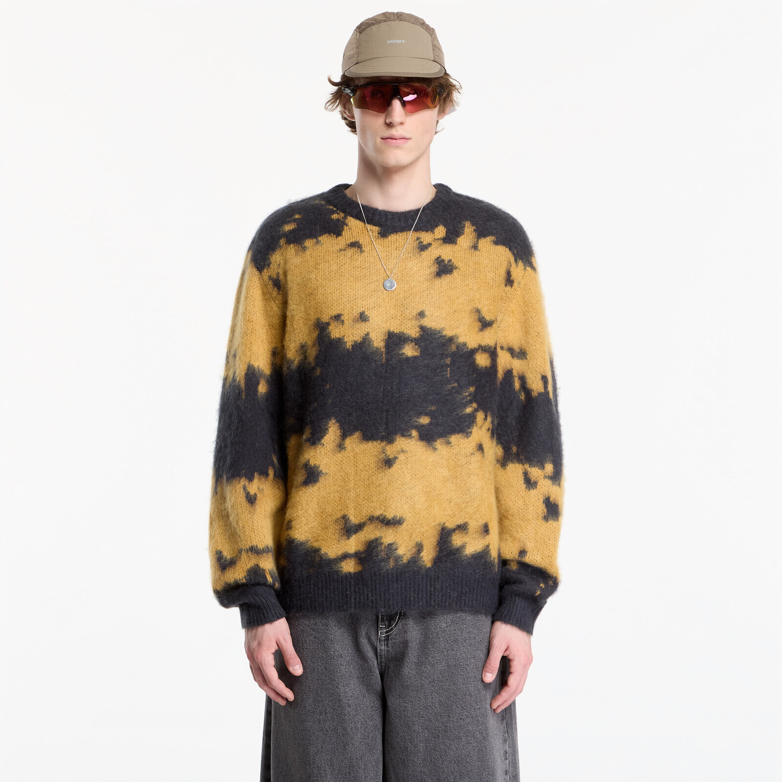 Sweater Gramicci Mohair Splatter Sweater Safron Splatter S