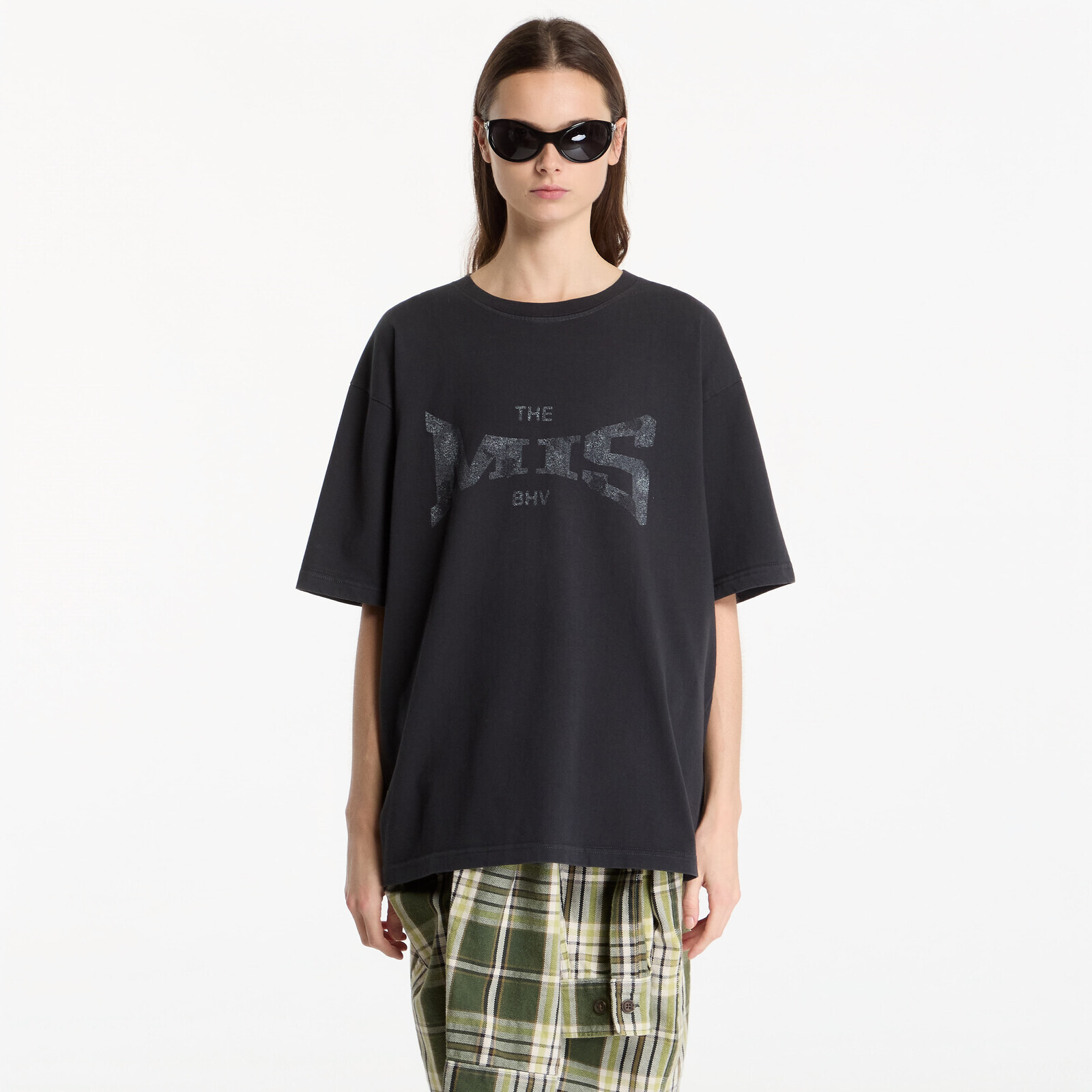 T-shirt MISBHV The Mis Bhv Washed Black T-Shirt UNISEX L
