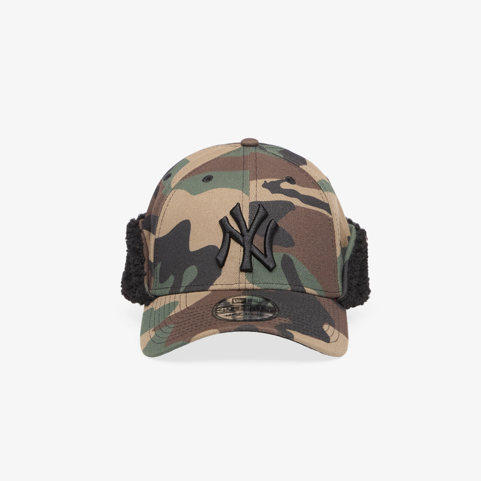 New Era 39THIRTY MLB Camo Downflap New York Yankees Black M-L