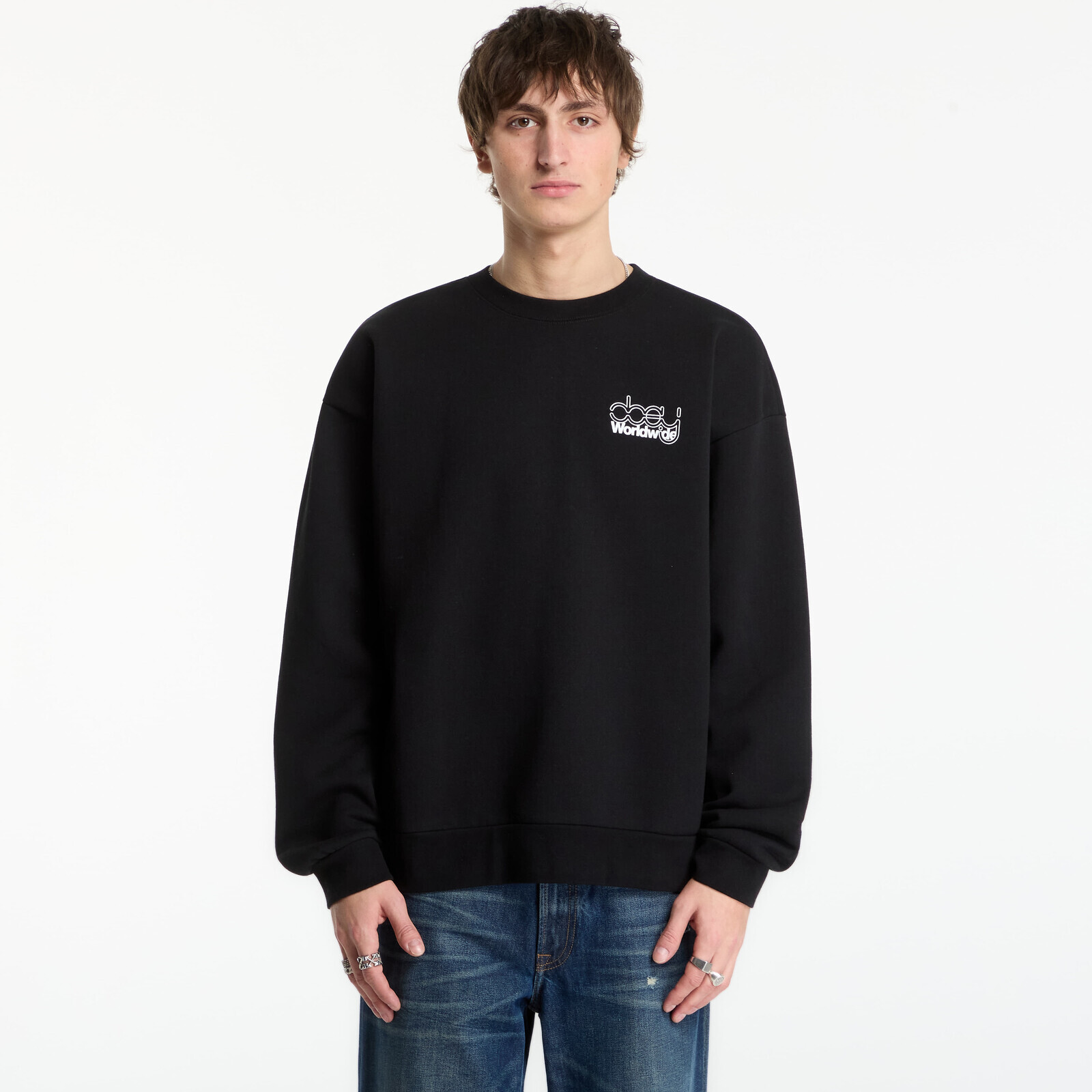 Sweatshirt Obey Desire Extra Heavy Crew Black L