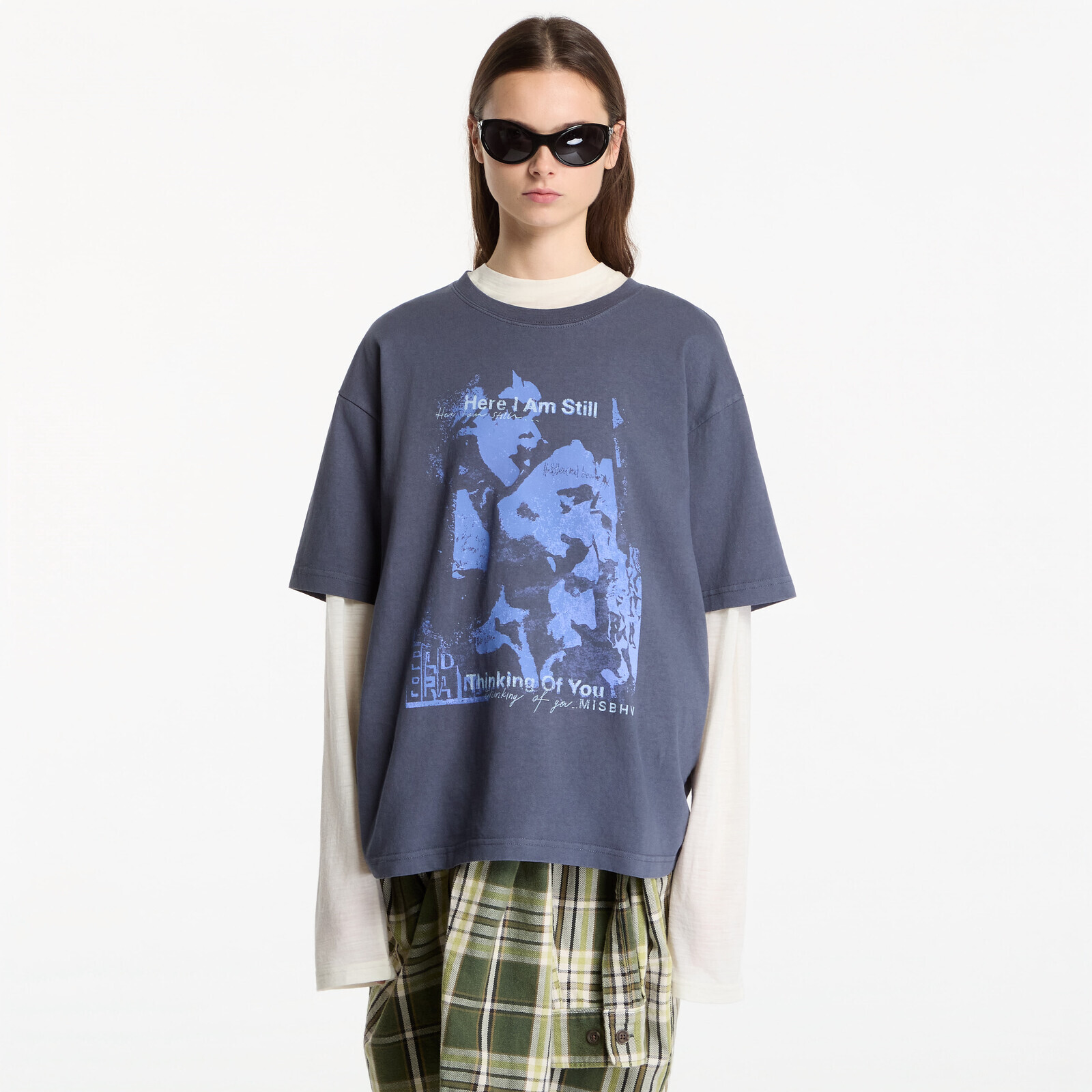 T-shirt MISBHV Victim Washed Navy T-Shirt UNISEX XL