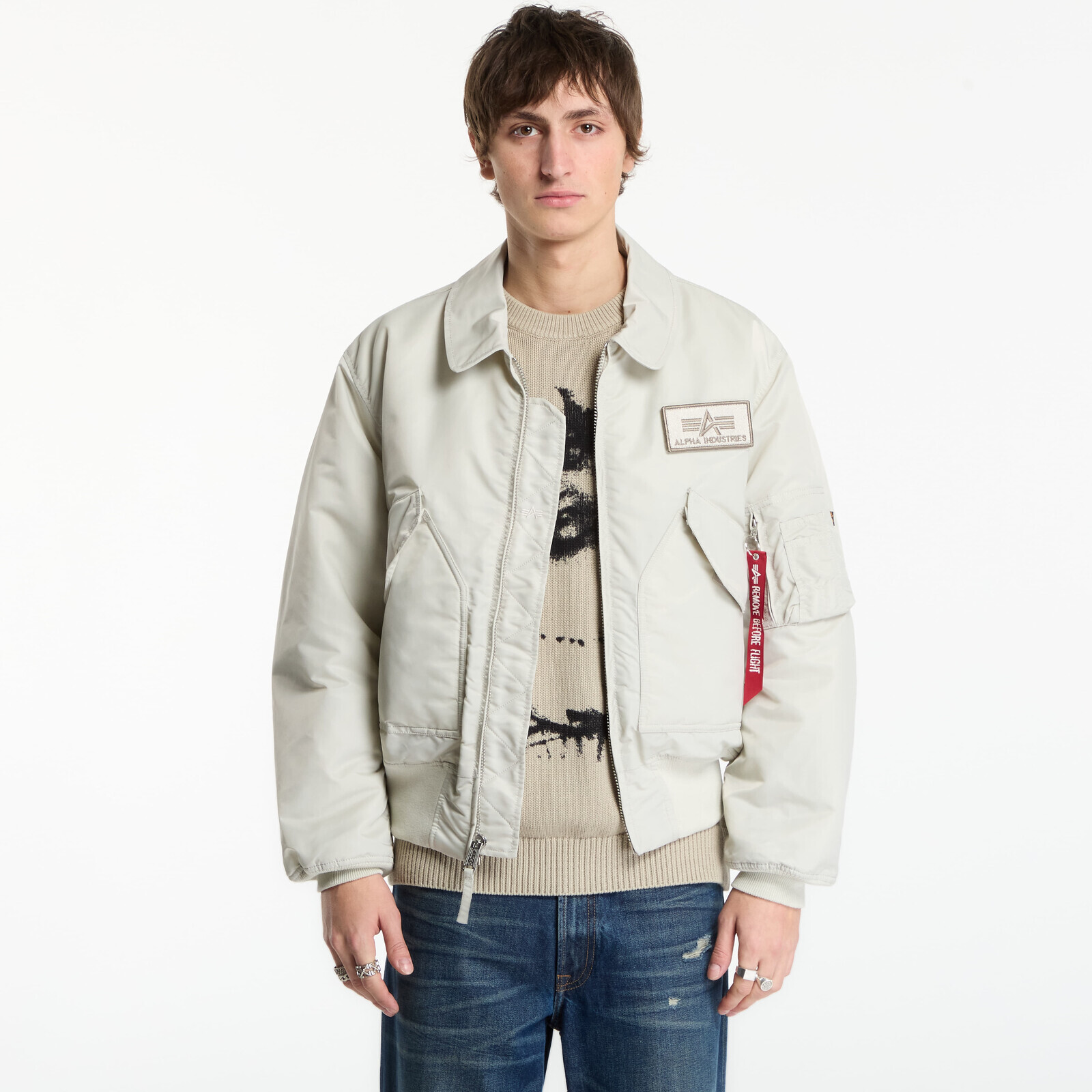 Bomber Alpha Industries CWU-45 Heritage Stone XXL