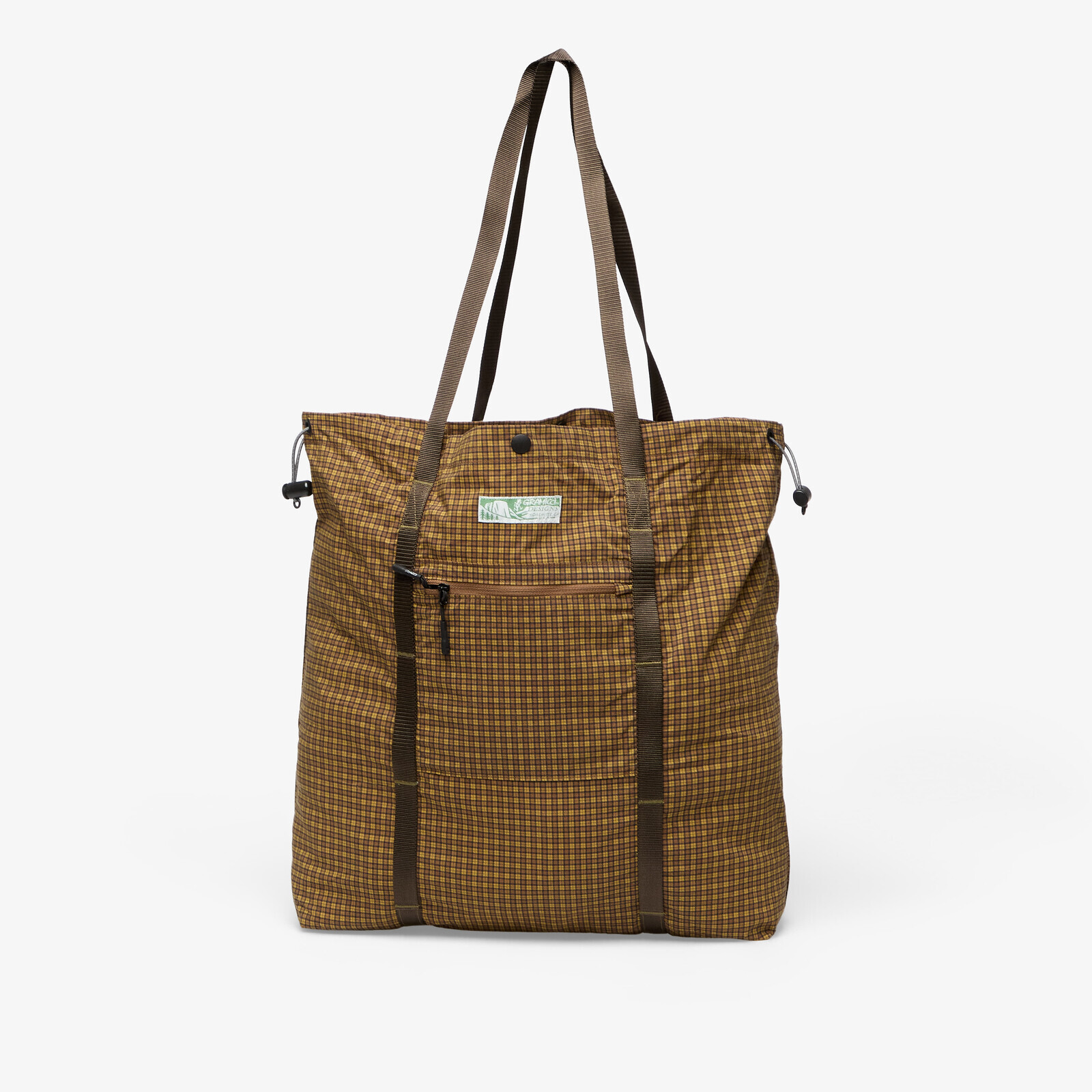 Bag Gramicci Utility Tote Bag Brown Check Universal
