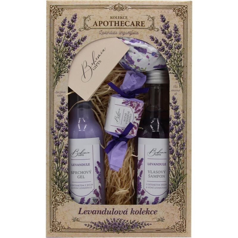 Bohemia Gifts Apothecare Lavender gift set for the bath