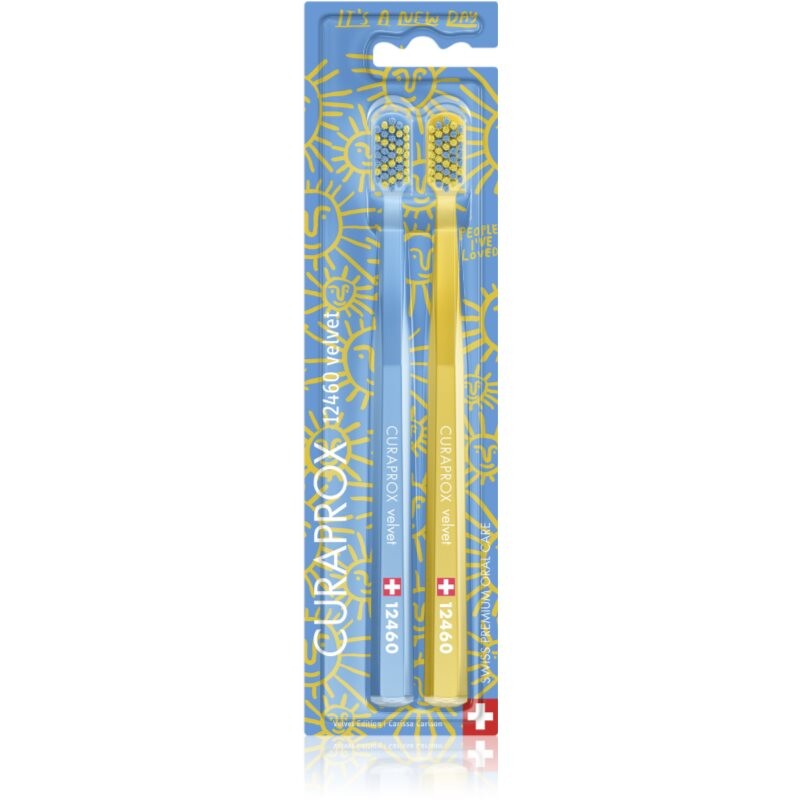 Curaprox CS 12460 velvet Beach Edition toothbrushes 2 pc