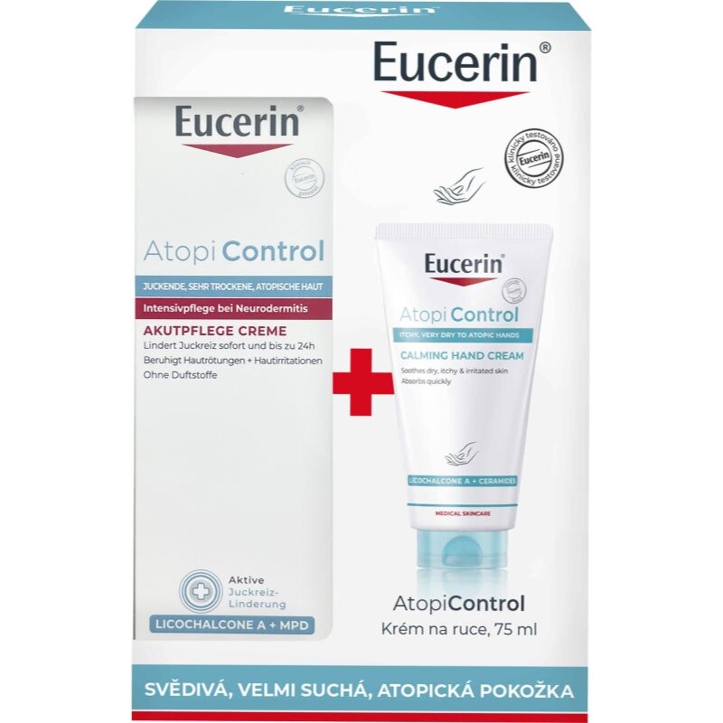 Eucerin AtopiControl Set gift set for dry and itchy skin