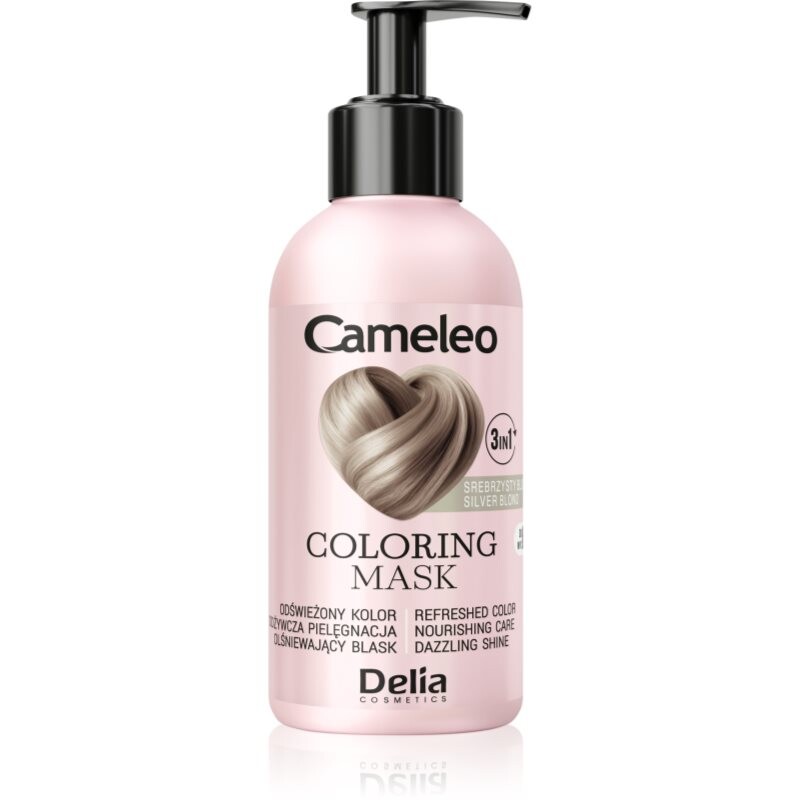 Delia Cosmetics Cameleo Coloring mask bonding colour mask for hair shade Silver Blond 120 ml