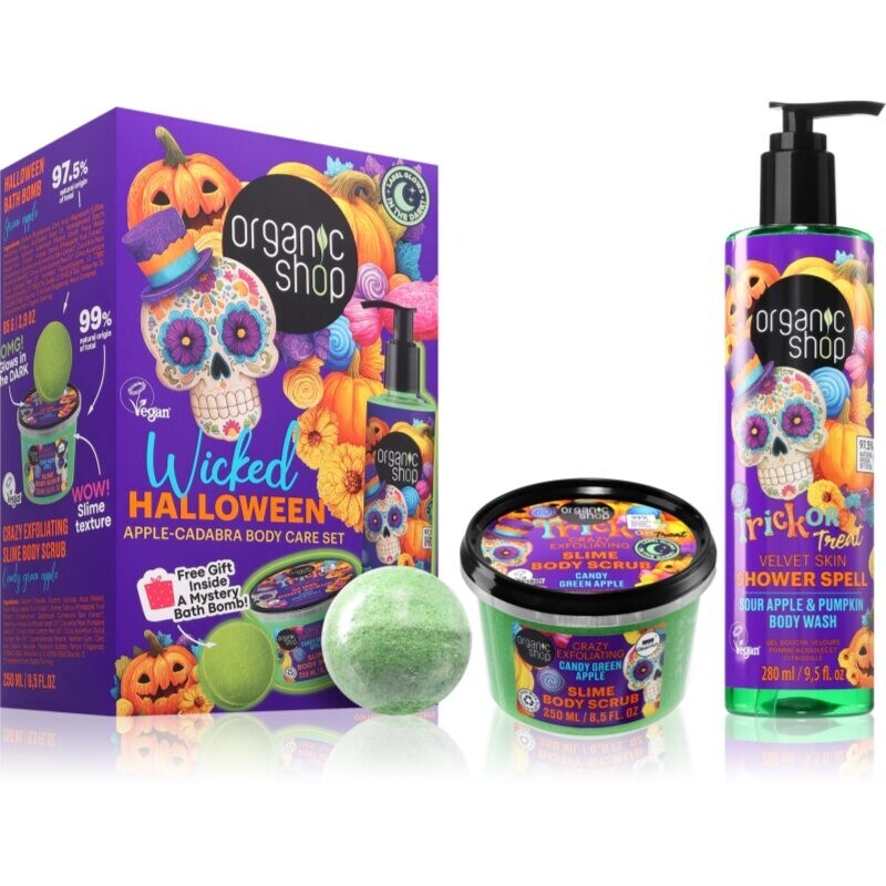 Organic Shop Wicked Halloween gift set for the body