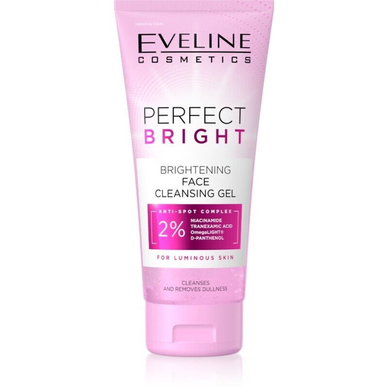 Eveline Cosmetics Perfect Bright Face Cleansing Gel brightening gel cleanser 150 ml
