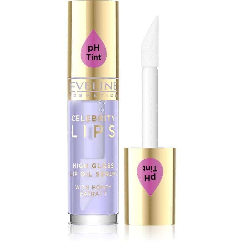 Eveline Cosmetics Celebrity Lips Lip Oil Serum lip oil shade 03 Violet 5 ml