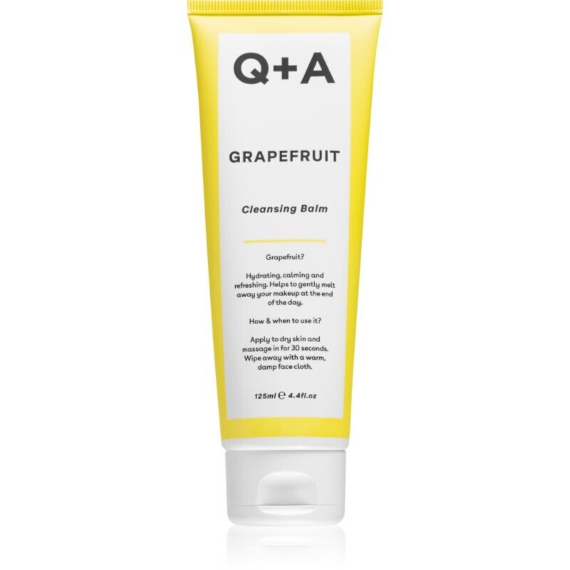 Q+A Grapefruit Makeup Removing Cleansing Balm 125 ml