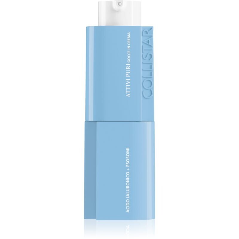 Collistar Attivi Puri Drops in Cream Hyaluronic Acid + Exosomes intensely hydrating serum for skin renewal 30 ml