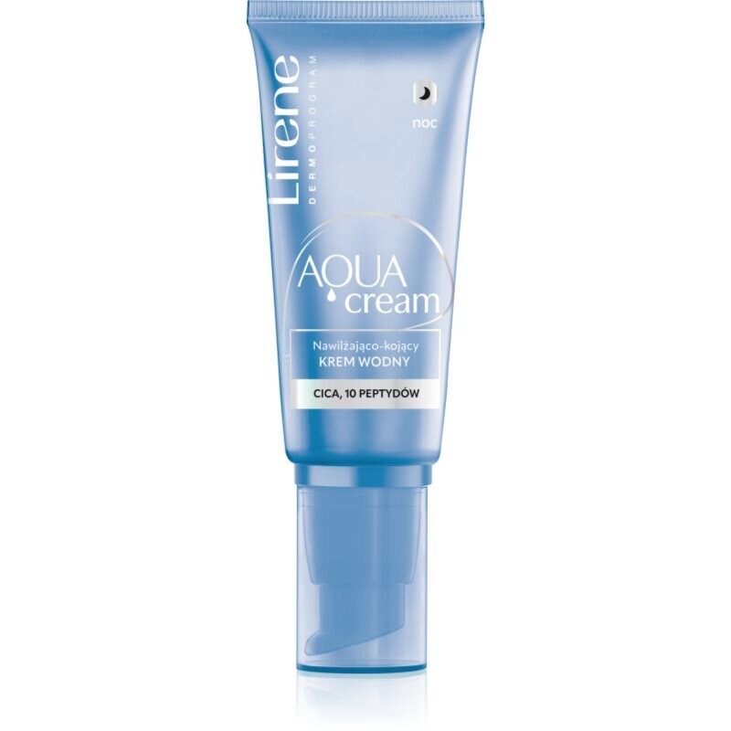 Lirene Young Skin Aqua Cream hydrating night cream 40 ml