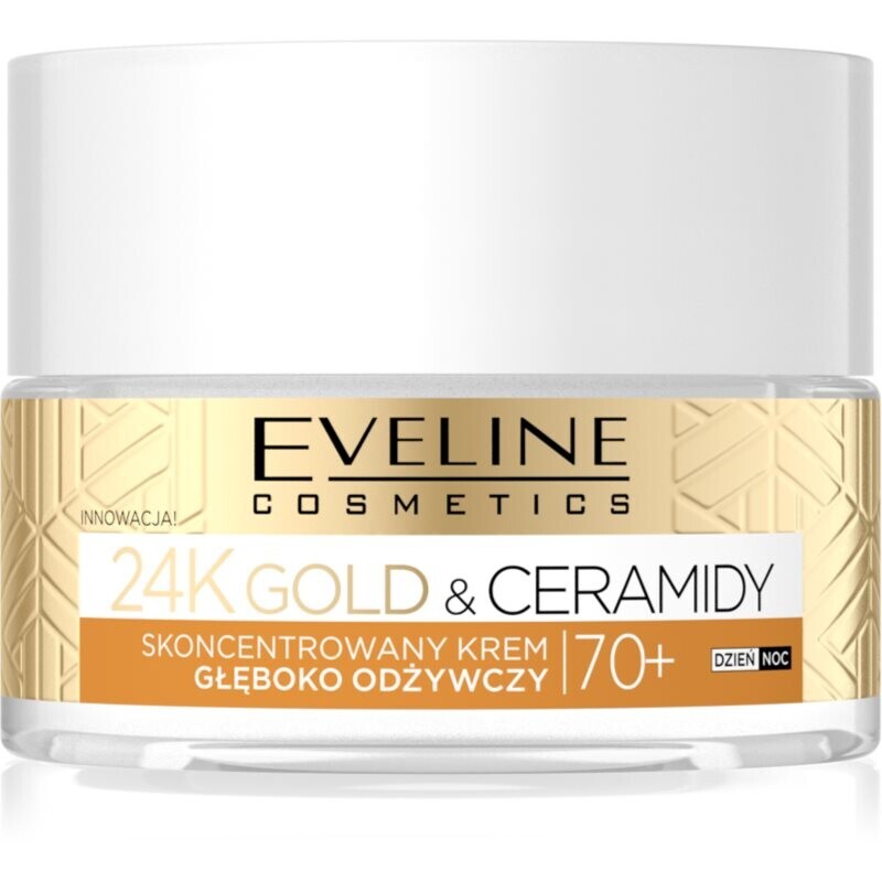 Eveline Cosmetics 24k Gold & Ceramidy 70+ ultra-nourishing cream 70+ 50 ml