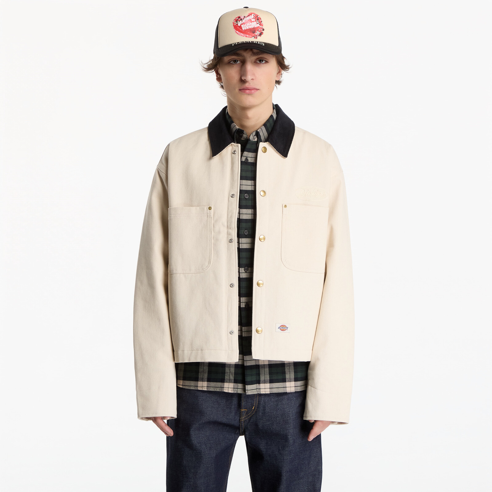 Jacket Dickies Taylor Cavalry Twill Jacket Ecru M