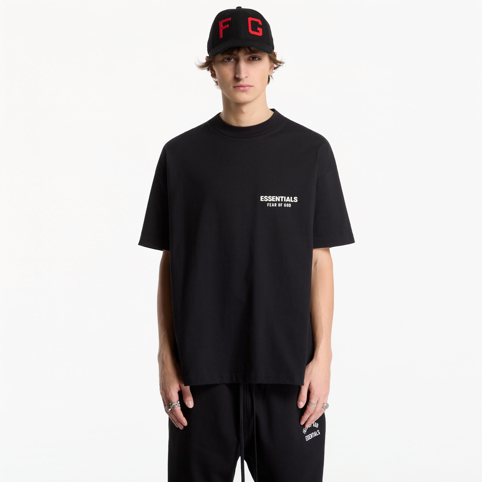 T-shirt Fear of God Essentials Classic Fit T-Shirt Vintage Black XS