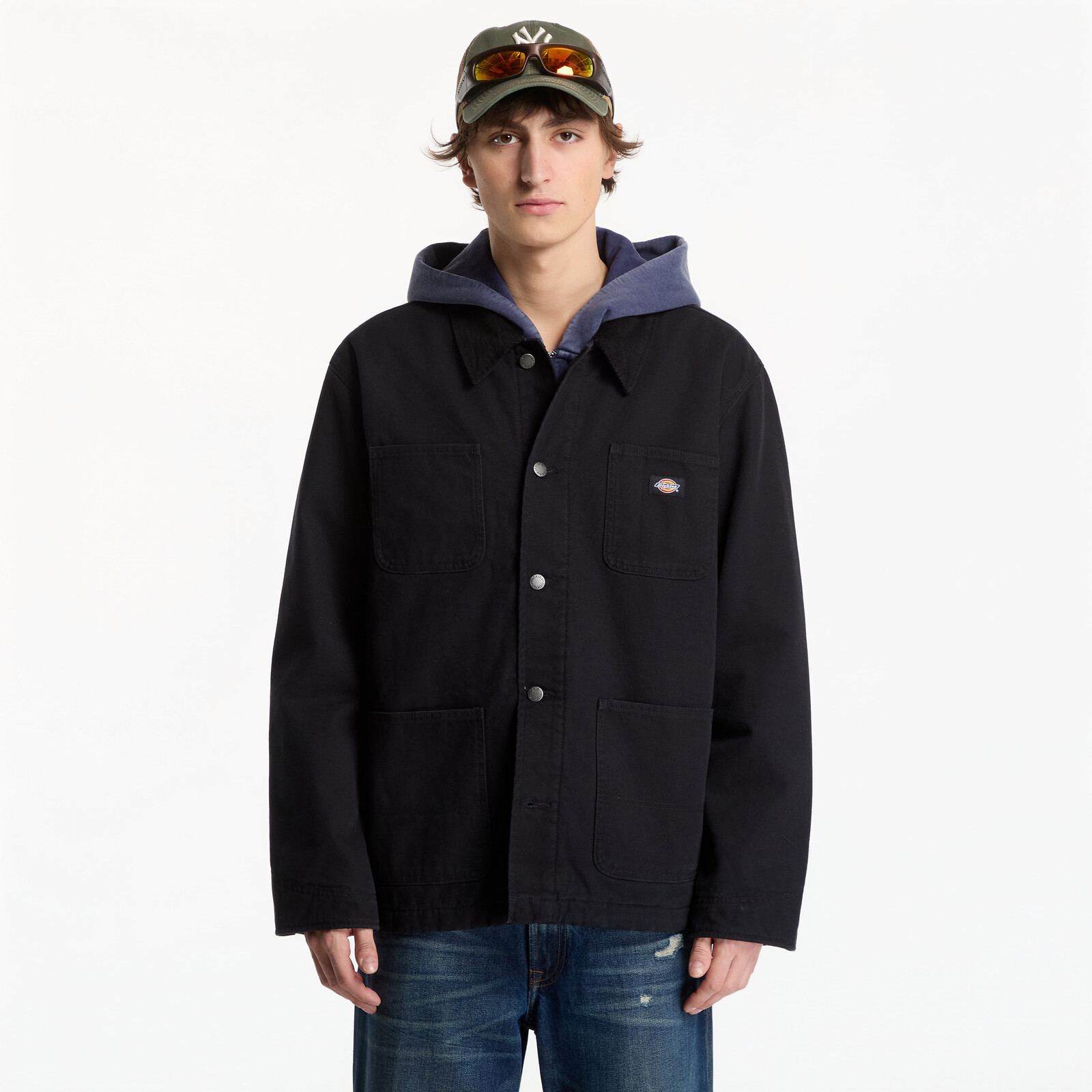 Jacket Dickies Lined Chore Canvas Jacket Black L
