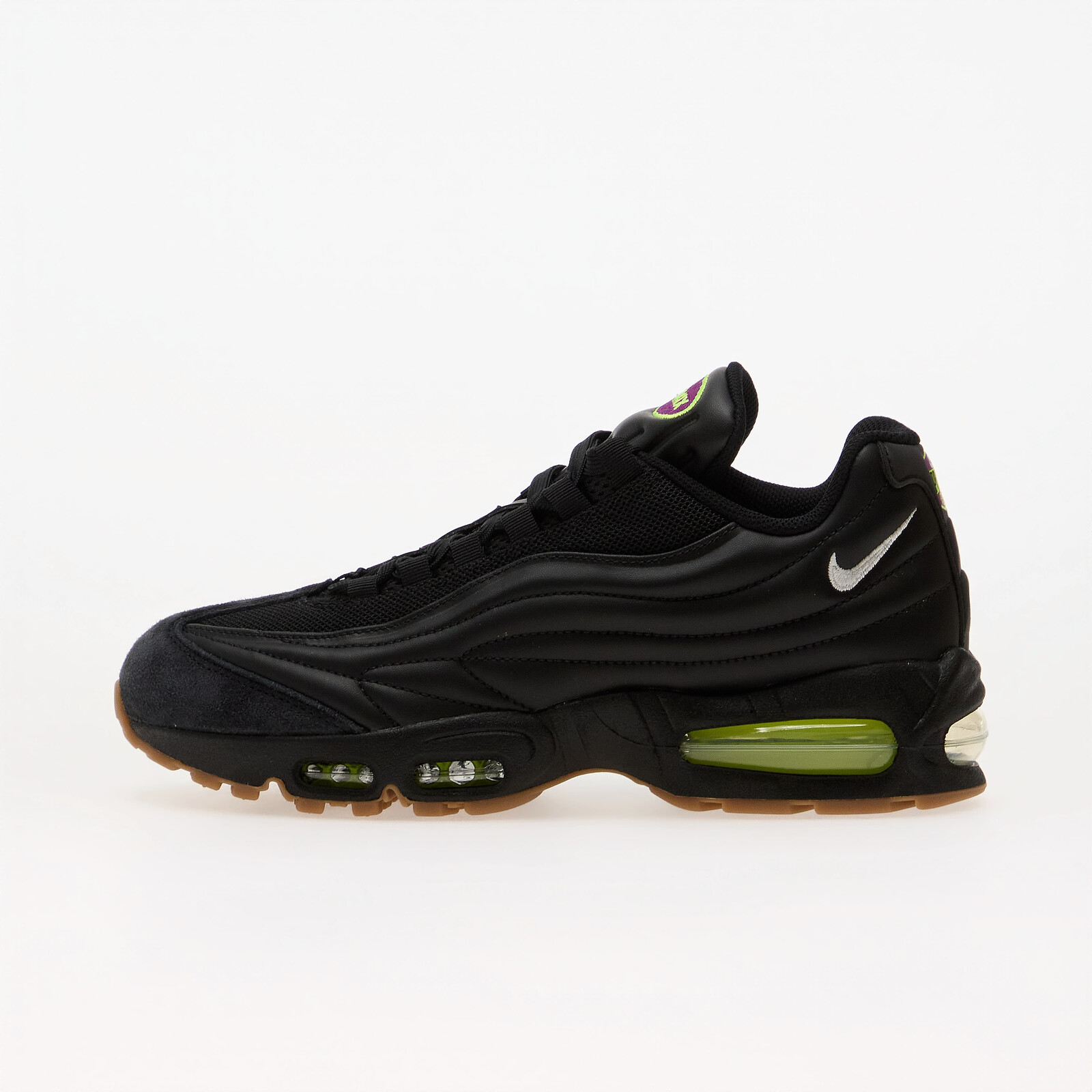 Sneakers Nike Air Max 95 Big Bubble Premium Black/ White-Gum Med Brown-Volt UK 8.5
