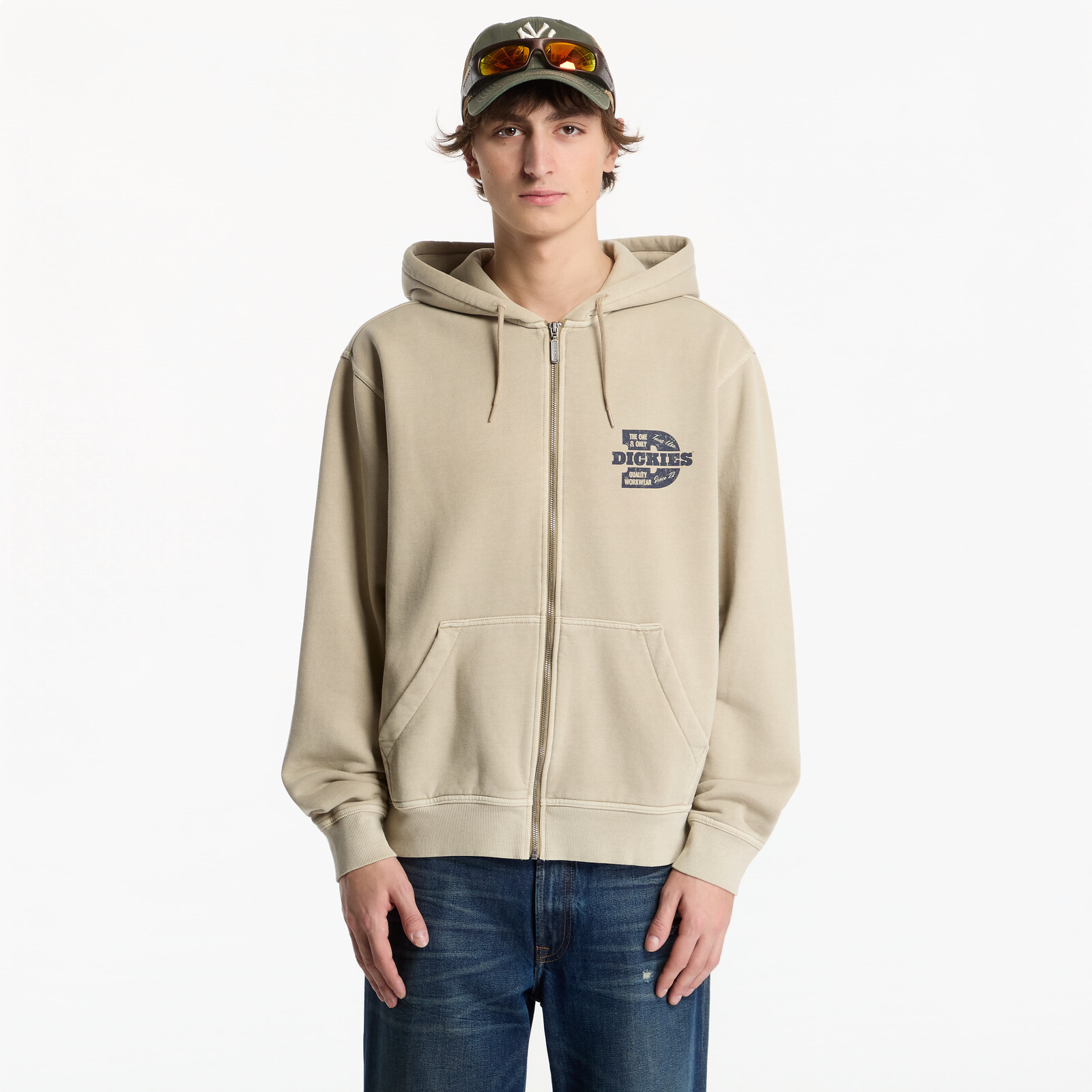Sweatshirt Dickies Minden Zipped Hoodie Desert Sand S