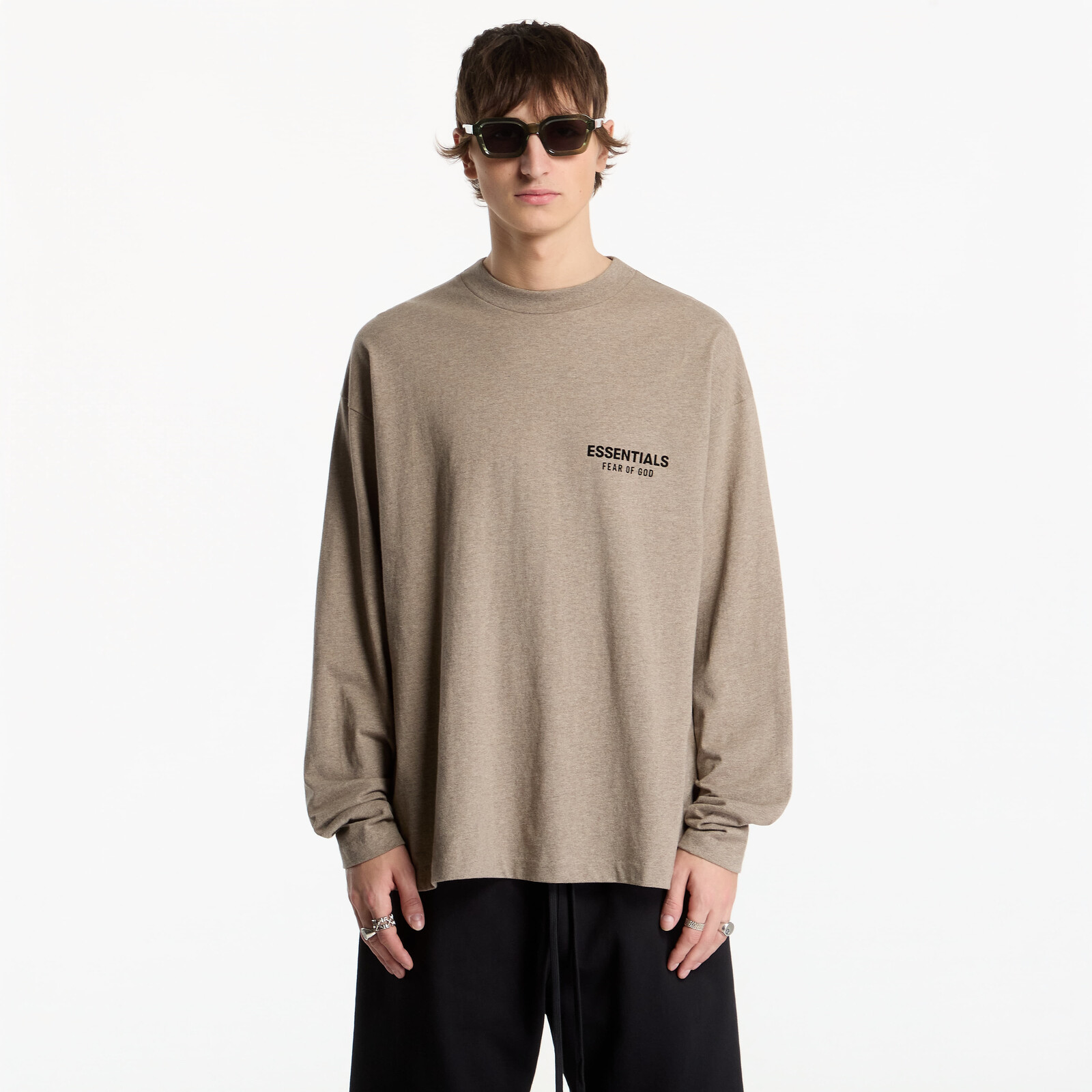 T-shirt Fear of God Essentials Classic Fit Long Sleeve T-Shirt Homestead XS