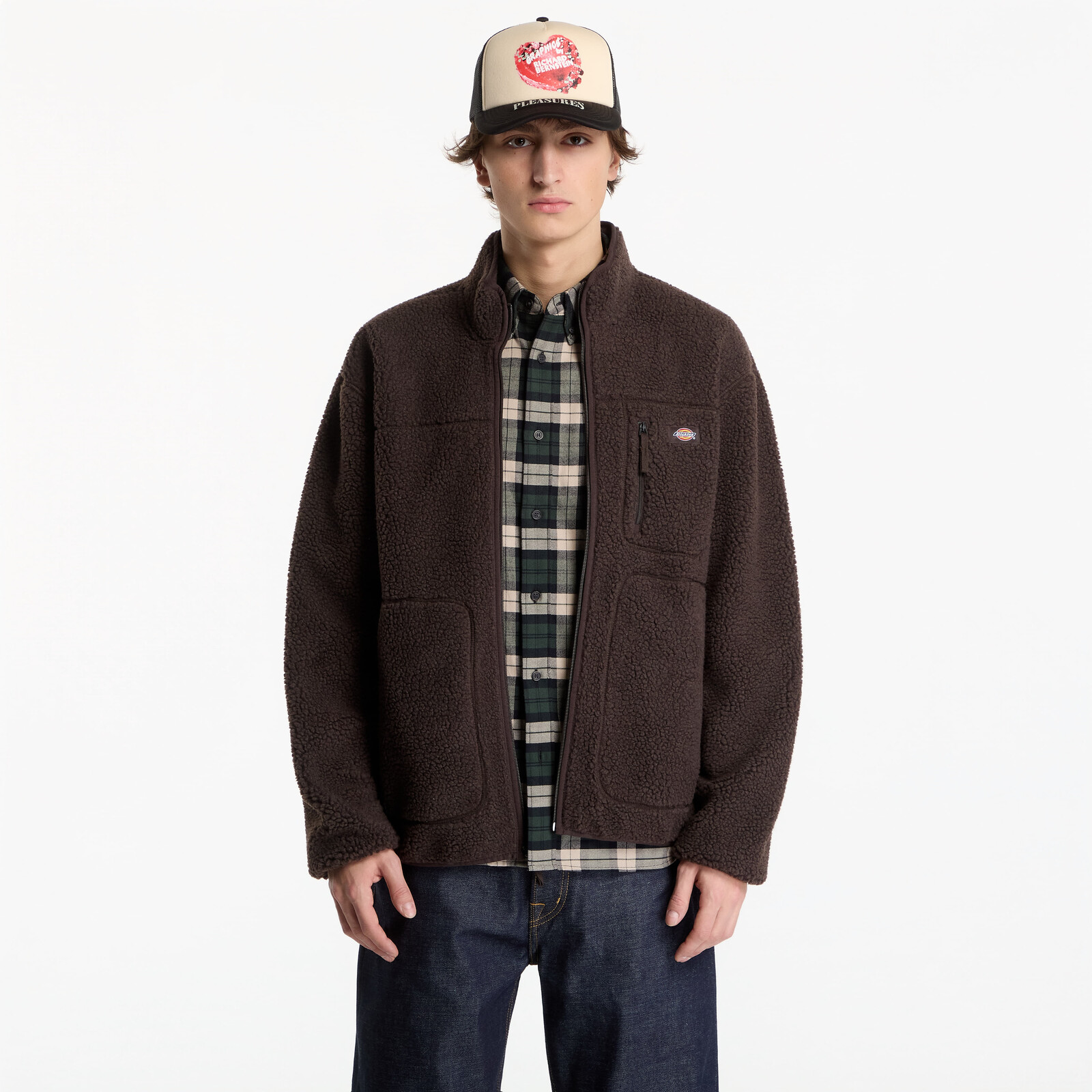 Sweatshirt Dickies Mount Hope Fleece Dark Brown L