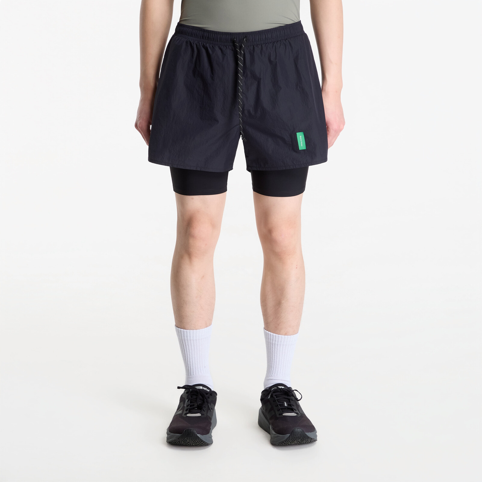 District Vision Ultralight Nylon Trail Shorts Obsidian/ Black L