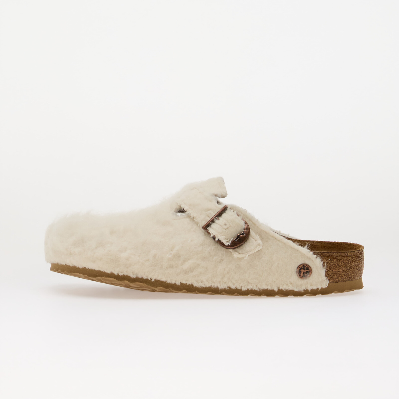 Shoes Birkenstock Boston Wool Moon Buckle TEX Off White 42