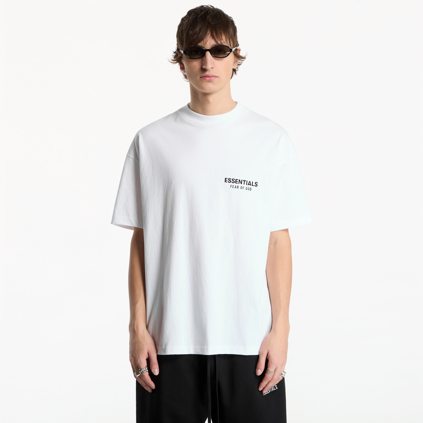 T-shirt Fear of God Essentials Classic Fit T-Shirt Bright White XXL