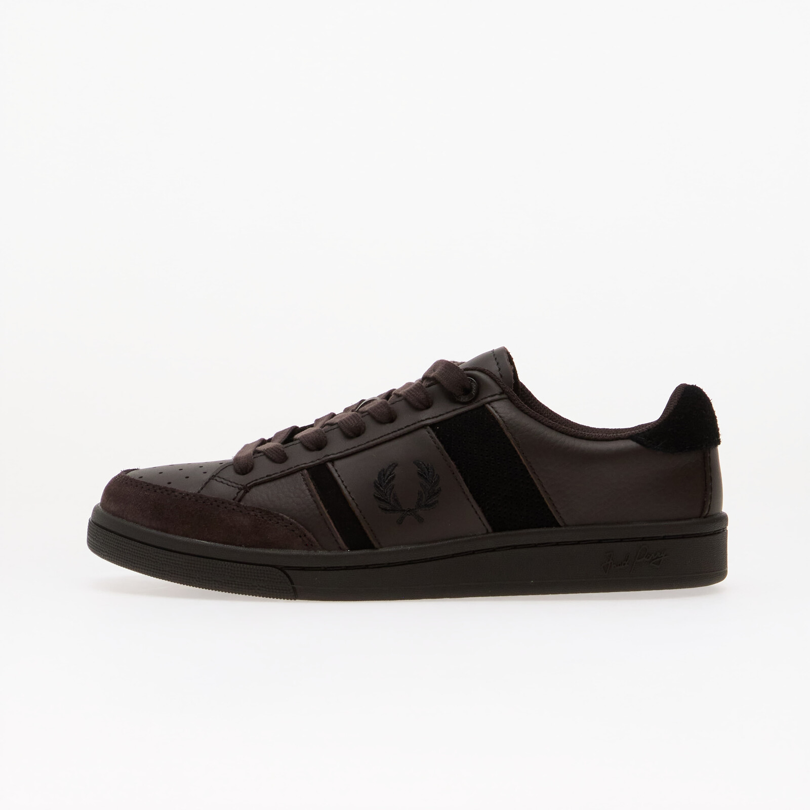 Sneakers FRED PERRY B725 Leather/ Suede Rich Brown UK 10