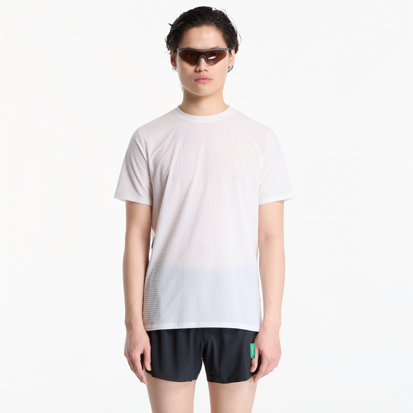 T-shirt District Vision Performance Lab Short Sleeve Tee White S