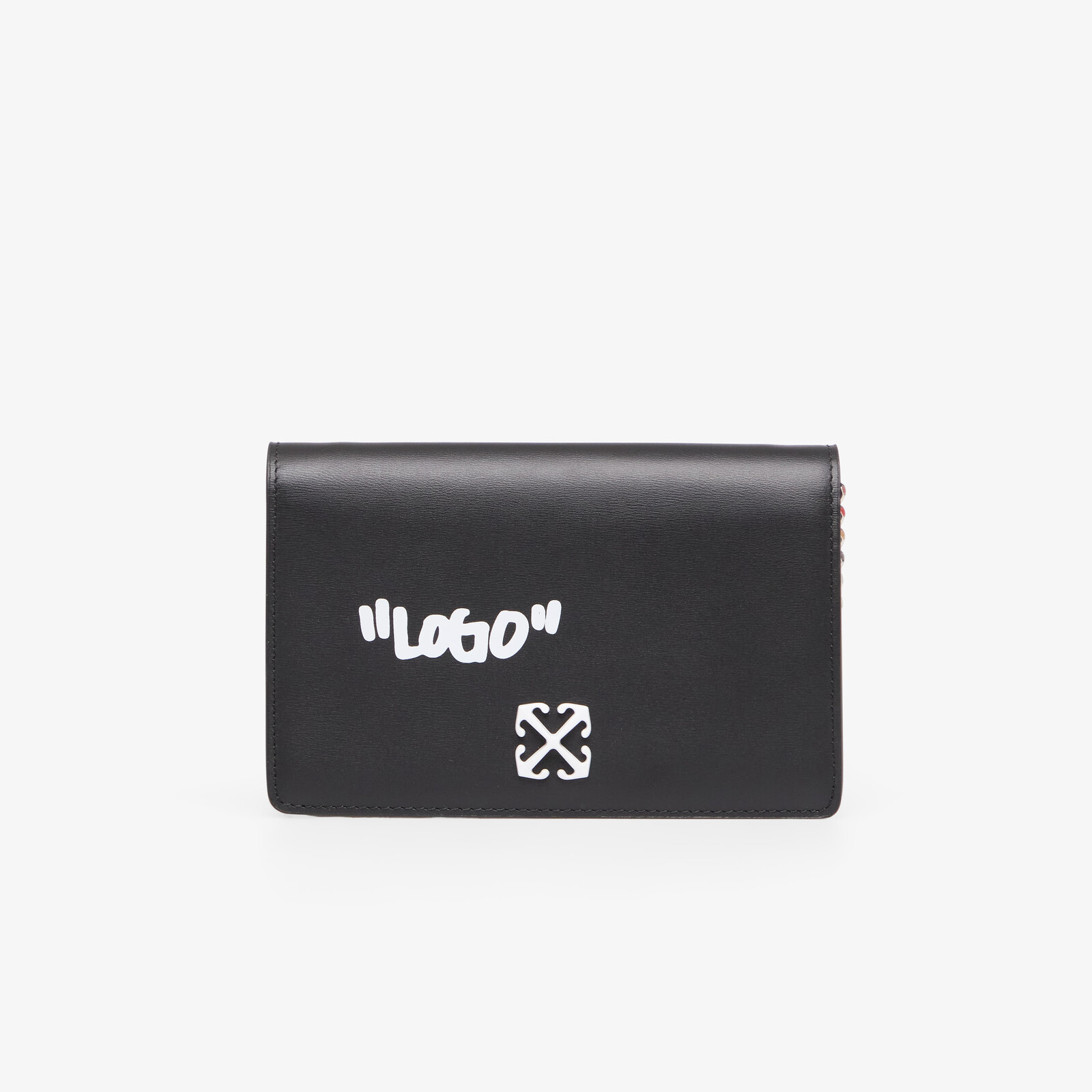 Bag Off-White Jitney Wallet On Chain Quote Black/ White Universal