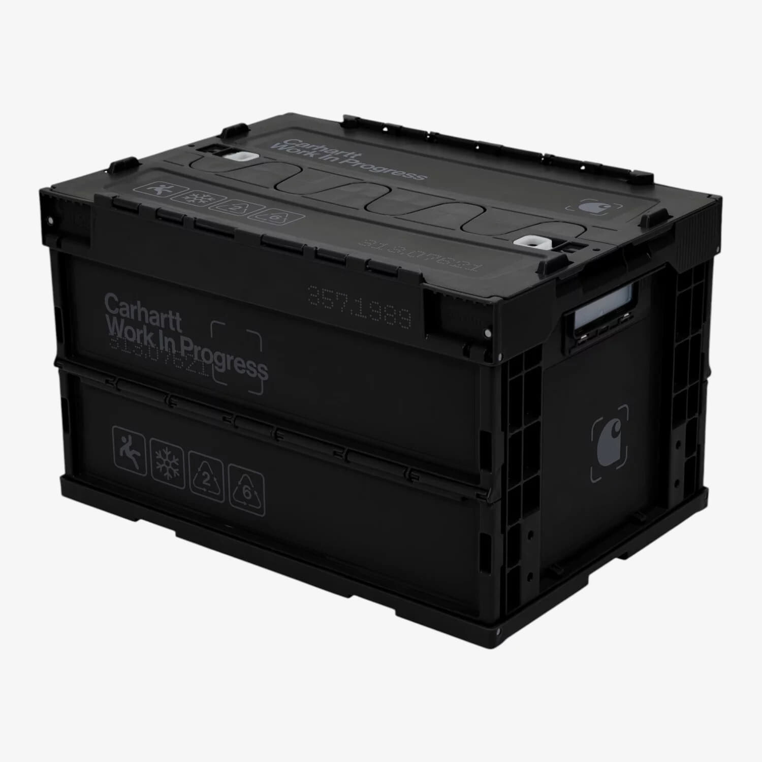Carhartt WIP Boxed Foldable Container Black/ Grey 50 l