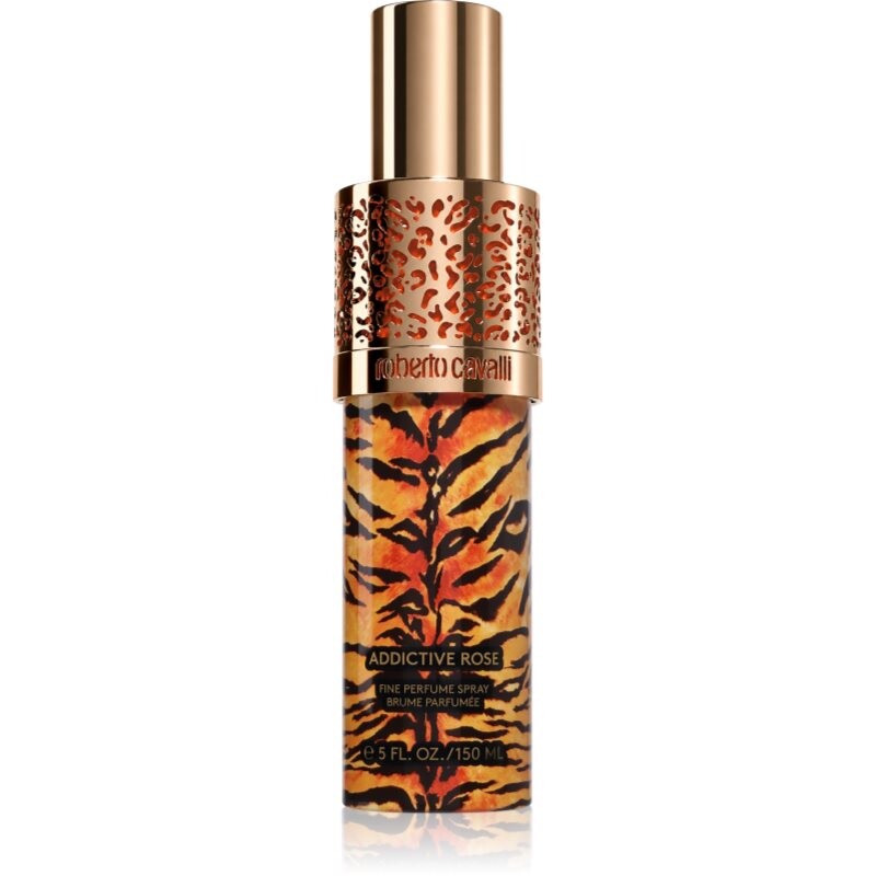 Roberto Cavalli Fine Perfume Mist Addictive Rose scented body spray for women 150 ml