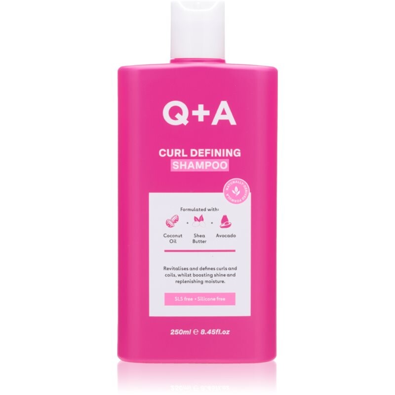 Q+A Curl Defining hydrating and curl defining shampoo 250 ml
