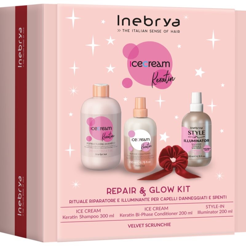 Inebrya Keratin Christmas Set gift set with keratin