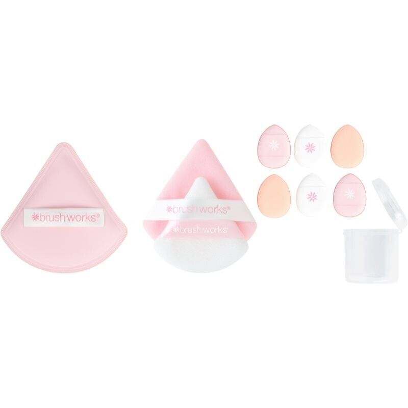 Brushworks Puff It Pretty Set set for the face