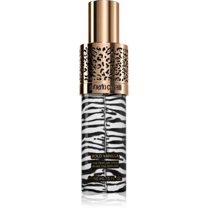 Roberto Cavalli Fine Perfume Mist Bold Vanilla scented body spray for women 150 ml