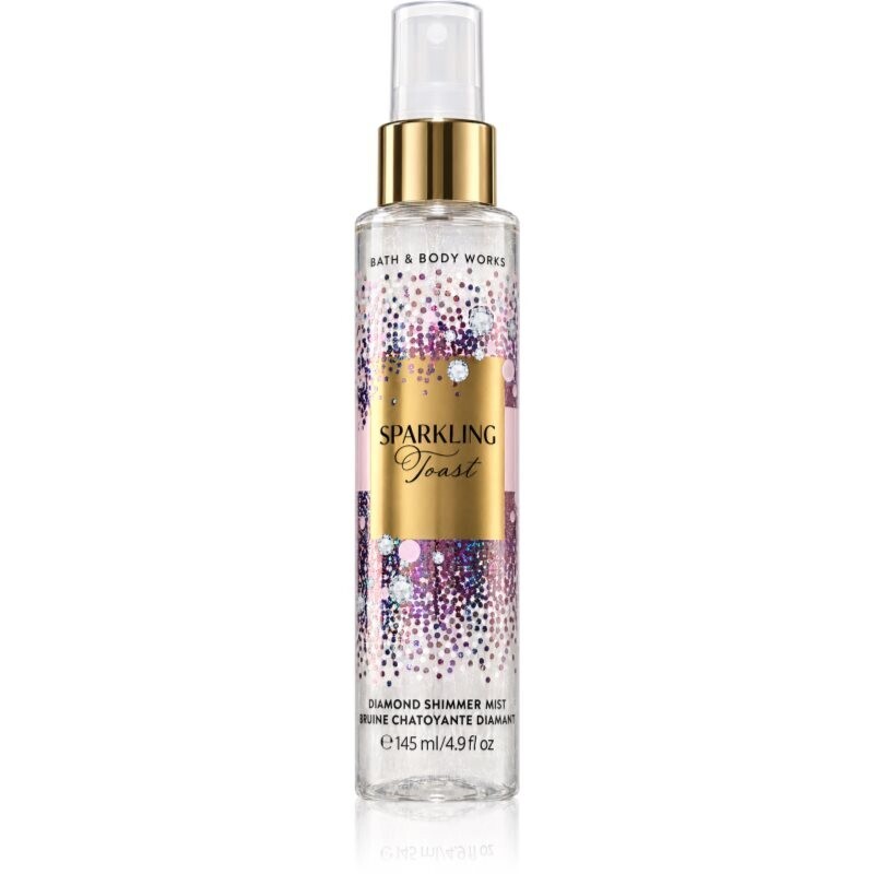Bath & Body Works Sparkling Toast scented mist with glitter for women 145 ml