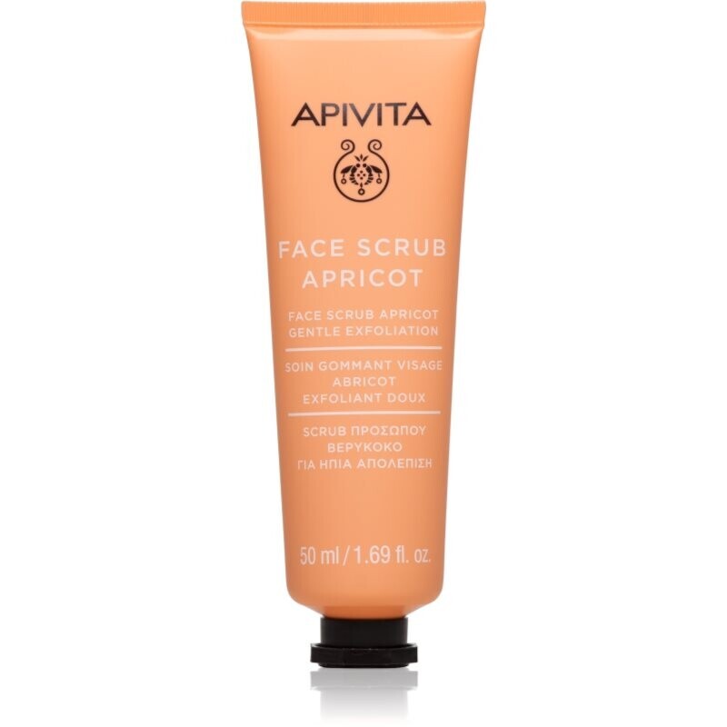 Apivita Face Scrub Apricot gentle scrub 50 ml