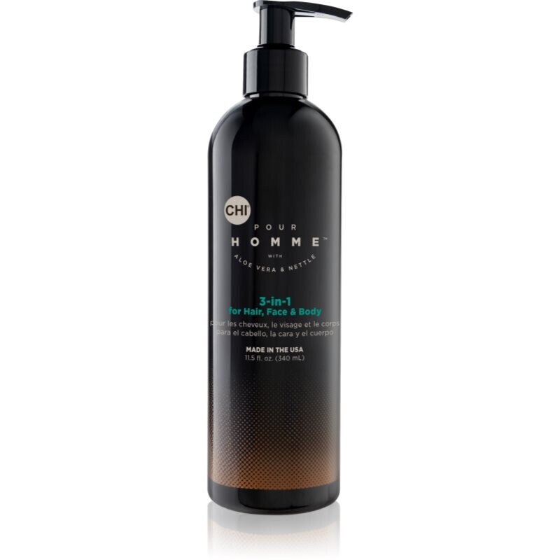 CHI Pour Homme 3 in 1 3-in-1 shampoo, conditioner & shower gel 340 ml