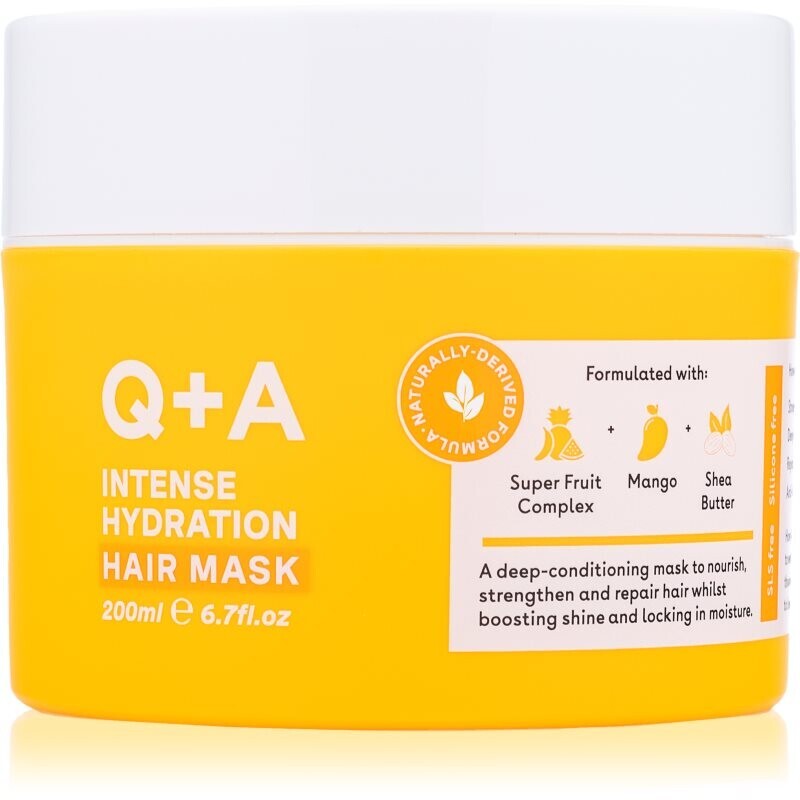 Q+A Intense Hydration intense hydrating mask for hair 200 ml