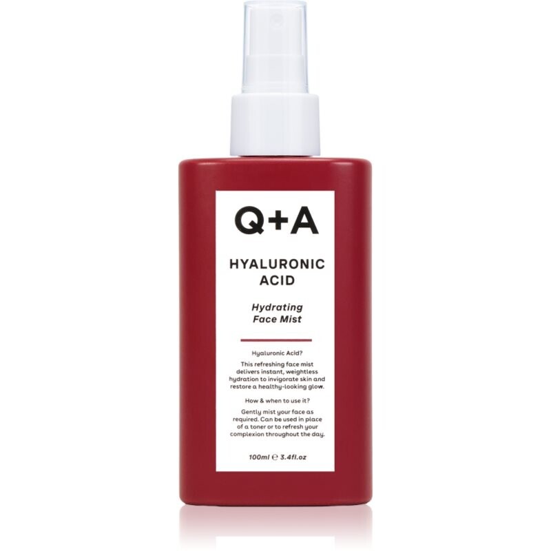 Q+A Hyaluronic Acid face mist for intensive hydration 100 ml