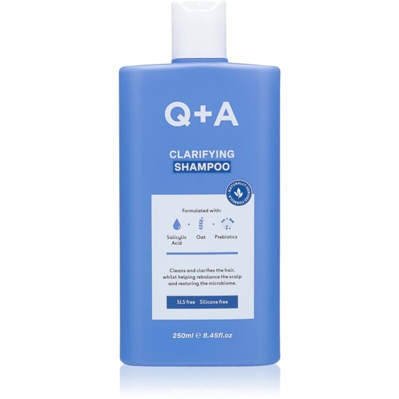 Q+A Clarifying deep cleanse clarifying shampoo 250 ml