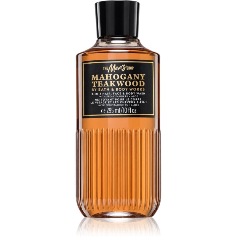 Bath & Body Works Mahogany Teakwood wash gel for face, body and hair 295 ml